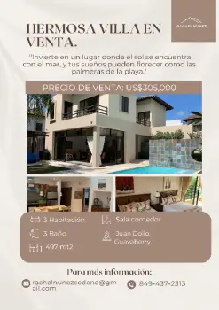 Villa en venta en juan dolio.