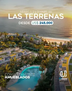 Apartamentos frente a la playa en las terrenas