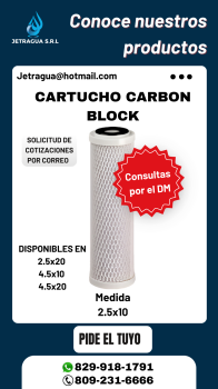 Cartucho de carbón block