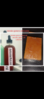 Jabón de cúrcuma con vitamina c y gotero anticaida natural