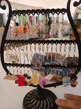 Aretes / pendientes con formas aleatorias