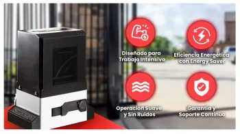 Motores eléctricos marca power gate de 800kg y 1200kg