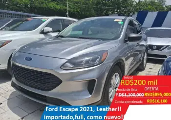 Ford escape 2021 recien importado!!!
