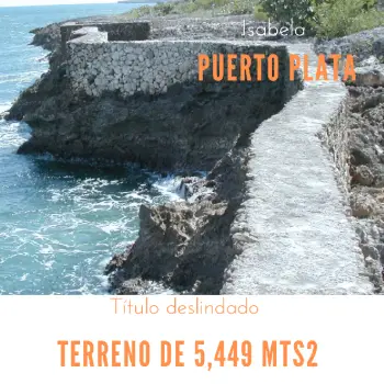 Terreno de 5449 mts2 en primera líneas de playa