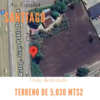 Terreno de 5030 mts2 idela para dealer restaurante almacén en santiago