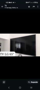 Televisor lg 65 pulgadas excelente condiciones