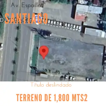 Terreno de 1860 mts2 para uso comercial dealer restaurante almacén cer