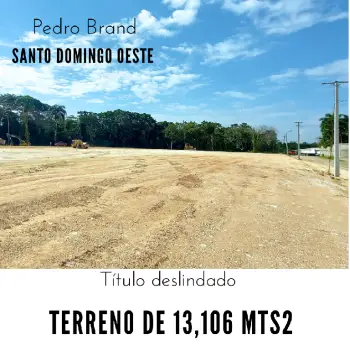Terreno de 13106 mts2 ideal para almacenes nava industrial cerca de la