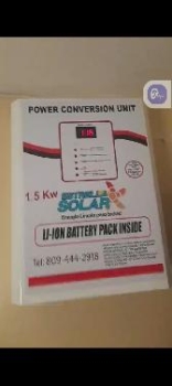 Inversor 1.5 kilo con baterías de litiun integrada