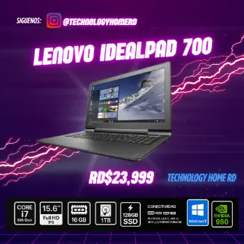 Lenovo idealpad 700 procesador core i7-6700hq 6ta