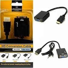 Adaptador vga a hdmi hd