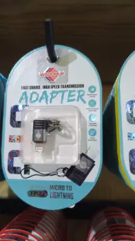 Adaptador otg micro a lightning wisdomup yp22
