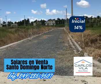 Solares en venta en santo domingo norte
