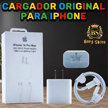 Cargador para iphone original carga rapida / cargador de iphone / carg