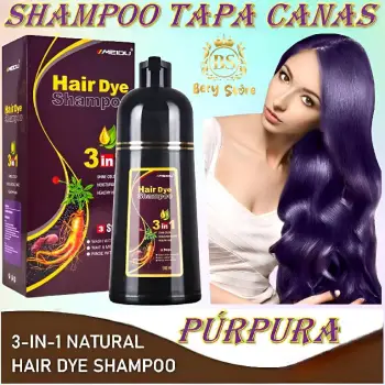 Shampoo cubre canas purpura morado / shampoo tapa canas / shampoo tint