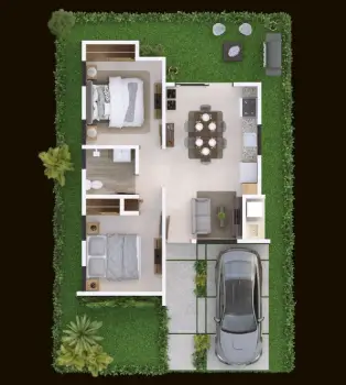 Villa en res. cerrado primavera residences 2 en punta cana
