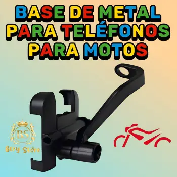 Soporte de metal para celulares para moto / base de hierro para moto