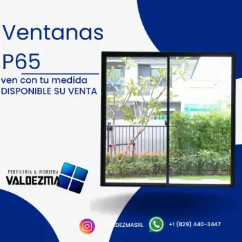Ventanas p65 disponibles en valdezma