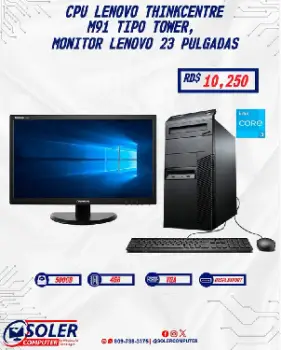 Cpu lenovo thinkcentre m91 tipo tower