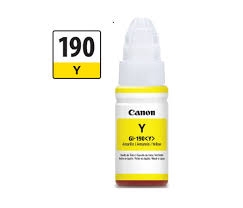Botella de tinta canon 190 amarillo 70ml