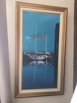 Cuadro marina 32” x 17”.