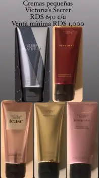 Cremas pequeñas victorias secret  en san pedro de macorís