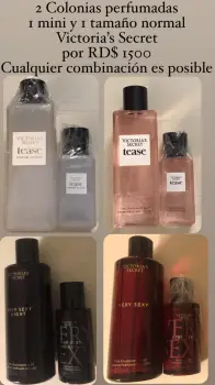 Set de colonia y mini colonia fine fragance victorias secret