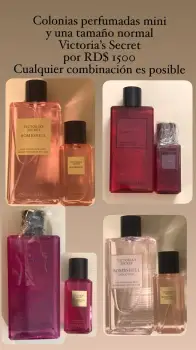 Set de colonia y mini colonia victorias secret
