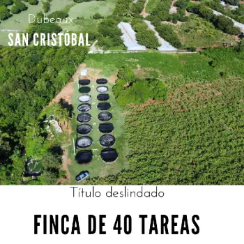 Finca de 40 tareas con 16 estanques de 40 m3 cubiertos de geomenbrana