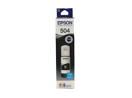 Botella de tinta epson 504  color negro 70ml