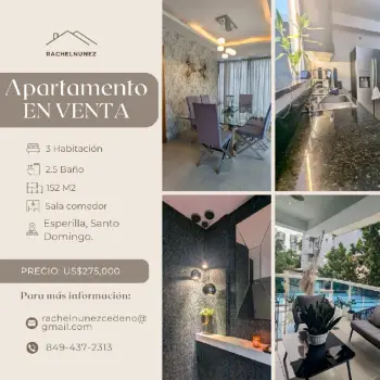 Apartamento de 3 habitaciones en venta en la esperilla.