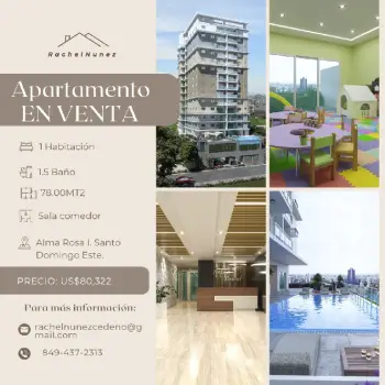 Apartamentos en venta en alma rosa i.