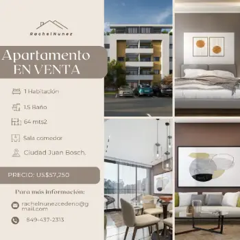 Apartamentos en venta en la ciudad juan bosch.