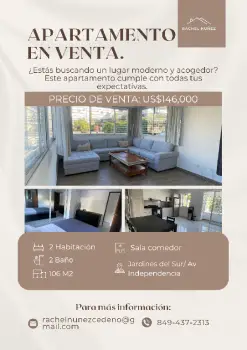 Apartmento en venta en la av. independencia.