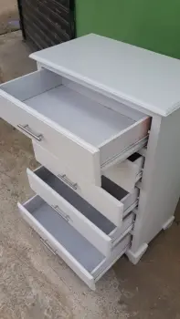 Cajonera con gavetas blanco
