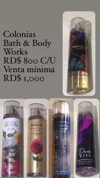 Colonias y cremas variadas bath  body works victoria’s secret pink hap