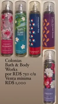 Colonias y cremas variadas bath  body works victoria’s secret pink hap