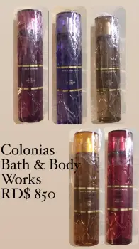 Colonias luxury y cremas bath  body works victoria’s secret pink happy