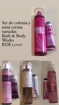 Colonias y cremas mini bath  body works victoria’s secret pink happy n