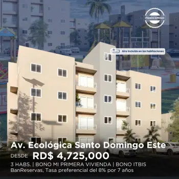 Proyecto apartamento en la avenida ecológica