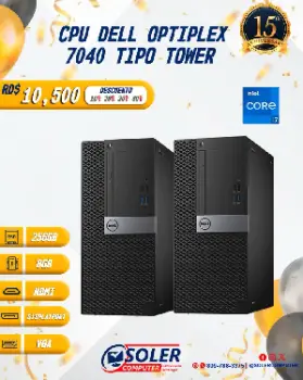 Cpu dell optiplex 7040 tipo tower