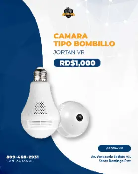 Camara tipo bombilla