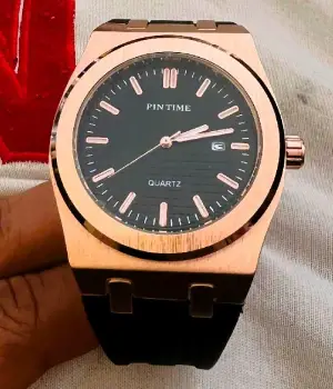 Reloj pin time rosé gold pulsera silicona ace/inox