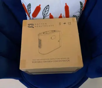 Concentrador de oxigeno portátil nuevo de caja