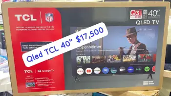 Tcl qled google tv 40 pg. playstore 17500