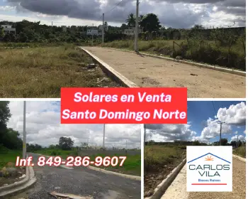 Solares en venta en villa mella santo domingo norte