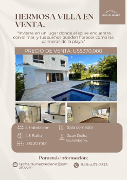 Villa en venta en juan dolio.