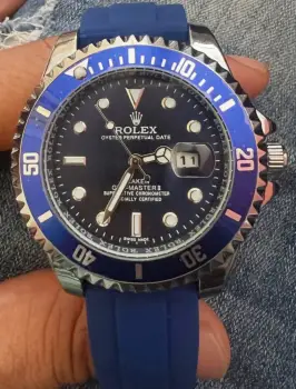 Reloj rolex submariner pulsera silicona cuarzo