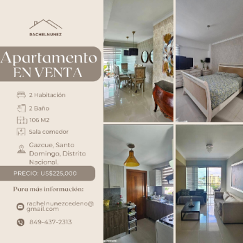 Apartamento en venta en gazcue.