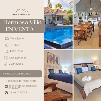 Villa en venta en juan dolio.
